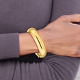 thumbnail image 4 of 14k Yellow Gold Bracelet Bangle Women's 17 mm 7 in 11/16 High Polished Hinged, 4 of 4