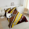 thumbnail image 4 of Erosebridal Sport Football Comforter Sets,Stripes Comforters & Duvets,Room Decorative (Washington),Reversible,Breathable,2pcs, 4 of 7