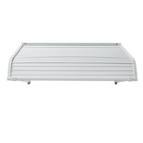 KFFKFF Fixed Metal Awning 44 x 24 in, Window and Door Canopy, Durable ...