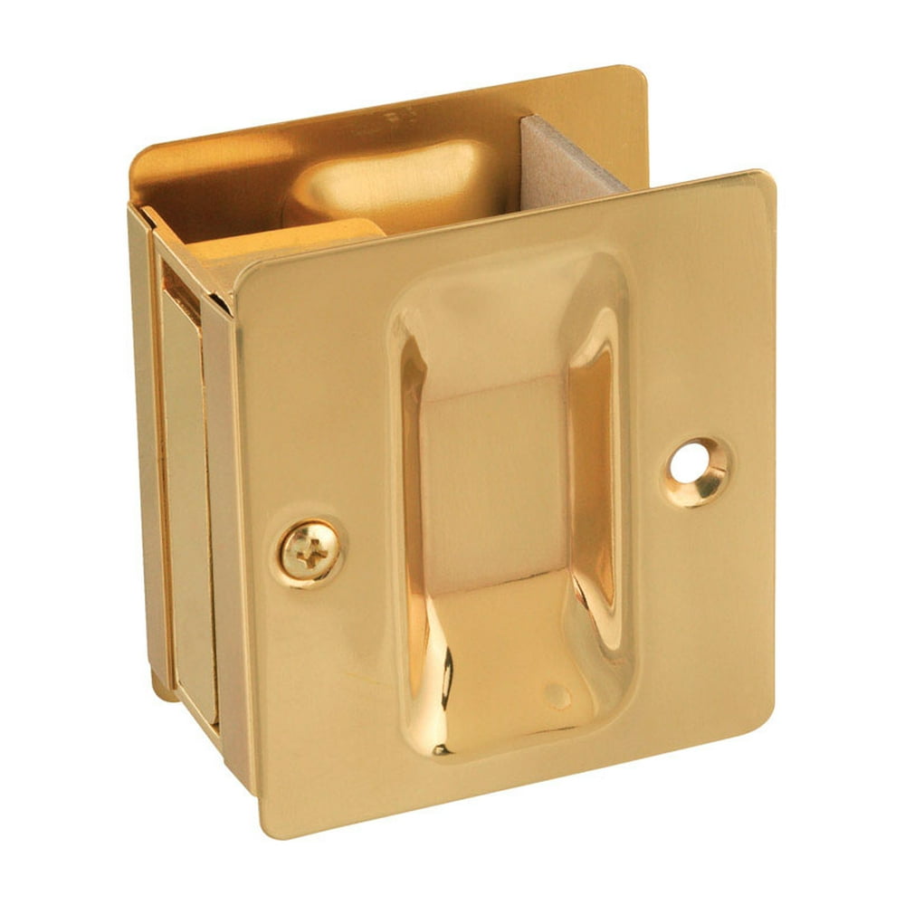National Hardware Solid Brass Pocket Door Pull 2 pk
