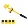 thumbnail image 1 of Heavy Duty Furniture Lifter Easy Moving 360° Rotation Roller Sliders 5 Packs Mover Tool Set for Sofa Couches Refrigerators, 1 of 7