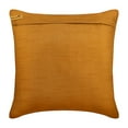 thumbnail image 3 of The HomeCentric Pillow Cover, Gold Brown Throw Pillows Cover, Textured Pintucks Solid Pillow Cover, Pack of 2, 20x20 inch (50x50 cm) Pillow Covers, Pillow Case, Square Silk - Gold Brown Pleats, 3 of 3