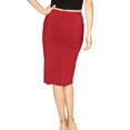 thumbnail image 6 of Stretch Is Comfort Women's Soft Stretch Midi Skirt | Adult  Small - 5x, 6 of 9