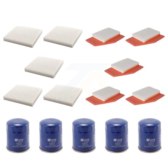 PUR 5x Air + 5x Cabin + 5x Engine Oil Filter (15 Total) Kit for Car 2023 Honda Civic HR-V KFM-103010