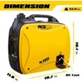 Aceup Energy 2300W Gasoline Inverter Generator, Pull Cord Start, Super Quiet, EPA Compliant, Lightweight, 2000W RV Ready