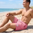 thumbnail image 4 of DAKIMOE Mens Shorts Corduroy Casual Elastic Waist Drawstring Summer Shorts Men with Pockets Lightweight Breathable Workout Shorts for Beach S to 2XL, 4 of 11