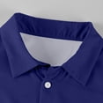 thumbnail image 7 of Mens Casual Button Down Shirt Long Sleeve Lightweight Summer Beach Shirts Loose Fit Solid Textured Shirt, 7 of 7