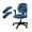 Blue Flame, variant on SCRAWLGOD Bee Sunflowers Comfy Office Chair Covers with Arm Rest Slipcovers Crease Resistant High Back Chair Cover Washable Universal Desk Chair Protector, 4 PCS