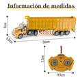 thumbnail image 2 of Trailer Camion Control Remoto Juguete Para Niños Xtellar amarillo, 2 of 4