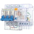 thumbnail image 2 of Circuit Breaker 3P+N Transparent Household Leakage Protection Switch DZ47LE-63 C63, 2 of 8