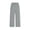 Gray#womens business dress capri pants, variant on Womens Business Dress Capri Pants Summer Stretchy Pull On Office Work Capris Straight Wide Leg Cropped Pant with Pockets Gray,S