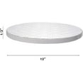 thumbnail image 3 of OCreme Cake Board, White Round Cake Circles with Gorgeous Design, Sturdy & Durable 1/2 Thick Cake Drums, Round Cake Boards with 12 Diameter, Pack of 5 Disposable Cake Drums, 3 of 7
