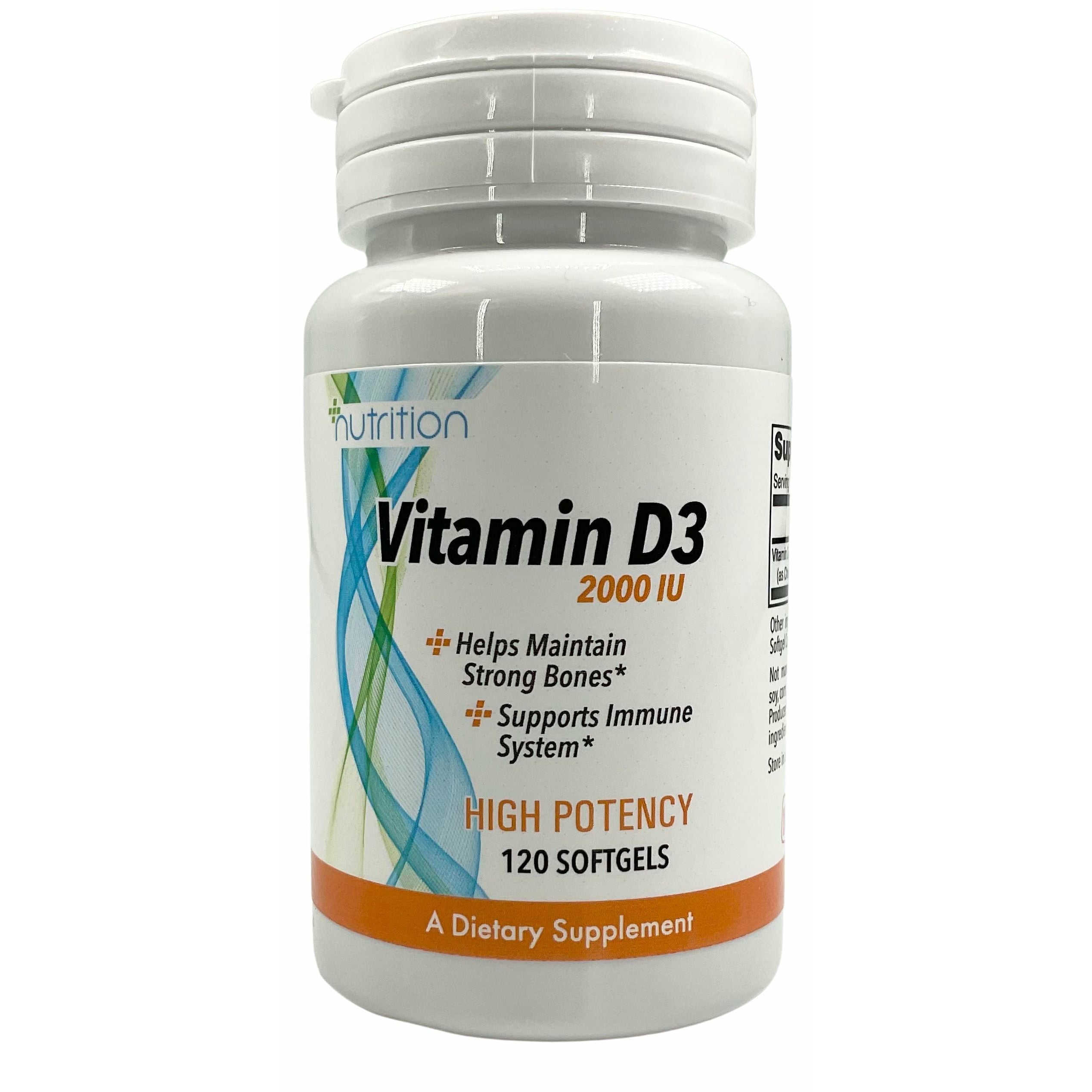 Nutri Plus Fit, Vitamin D3 2000 IU High Potency Structural Support