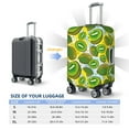 thumbnail image 6 of Balery Watercolor Kiwi Fruits Summer Luggage Cover Protector, Scratch And Dirt Resistant, Fits 18-32 Inch Luggage - X-Large, 6 of 9