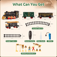 thumbnail image 6 of Lictin Remote Control Train Set for Kids, Rechargeable Electric Train Set with Smoke, Lights & Sounds, RC Train Track Toys Gifts for Boys Girls 3 4 5 6+ Years Old, 6 of 8