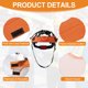 thumbnail image 3 of Banda de sudor para casco Uxcell, (Naranja, 6 Pcs), forro de casco de algodón lavable y reutilizable, adecuado para - Casco de seguridad/Casco de soldador, 3 of 6