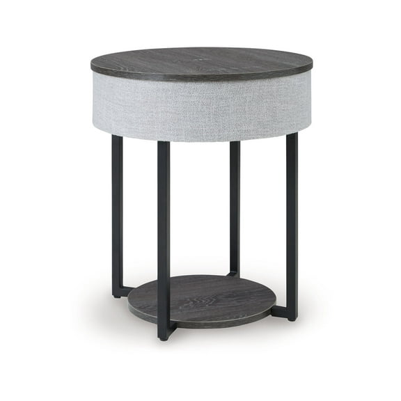 Signature Design by Ashley Sethlen Accent Table, Gray & Black