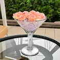 thumbnail image 6 of WGV Clear Martini Glass Vase - 9" Wide x 10" Height, Good quality, Heavy Weighted Base - 1 Pc, 6 of 9