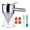 1200ML, variant on Whaledi Metal Batter Dispenser Perfect for Pancakes Cupcakes and Cakes Easy to Use