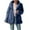 Navy1, variant on JGGSPWM Women's Casual Sherpa Fleece Jacket Solid Color Long Sleeve Open Front Winter Outerwear Coat Blue L