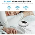 thumbnail image 3 of Vibrating Alarm Clock for Heavy Sleepers, Rechargeable Battery Operated Bed Shaker Under Pillow, Vibration Adjustable, Wireless,Dual Alarms,Backlight Travel Portable Digital Clock, 3 of 7