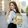 thumbnail image 6 of FORMRS Mini Backpack Purse for Women Quilted Travel Daypack Casual Shoulder Bag, Beige Clouds, 6 of 7