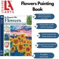 thumbnail image 2 of Diamond Art By Leisure Arts Flowers Painting Chart And Idea Diamond Dotting Book, 2 of 7