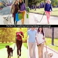 thumbnail image 4 of TiokMc 5FT Rope Dog Leash for Medium & Large Dogs up to 150lbs, Padded Handle, Reflective Threads, Durable Braided Nylon, Strong Metal Clasp Black, 4 of 7