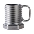 thumbnail image 2 of Clearance Under $5.89 Screws Shaped Mug, 380ml Hexagonal Ceramic Coffee Cup with Insulated Handle, 2 of 5