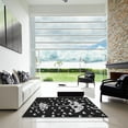 thumbnail image 7 of Ahgly Company Machine Washable Indoor Round Transitional Night Black Area Rugs, 8' Round, 7 of 7