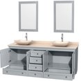 thumbnail image 6 of Wyndham Collection Wcv800080doyivm24 Acclaim 80" Double Vanity Cabinet Set, 6 of 7