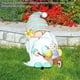 thumbnail image 3 of Wosthever Cartel de patio de Pascua, jardinera decorativa de muñeca, pincho acrílico para jardín al aire libre, Patio, césped, estaca, Kits de decoración para fiestas, 3 of 6