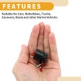 thumbnail image 6 of Unique Bargains 2 Pin Front Indicator Lights Connector Plug Waterproof Female Wire Terminal Connector for Kawasaki 1 Set, 6 of 6