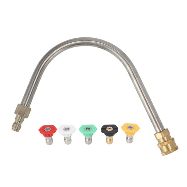 Varilla curva para lavadora A presión Jadeshay Varilla de extensión acero inoxidable 1/4 de pulgada