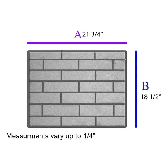 Majestic Hearth BACK BRICK RRC36 3948131
