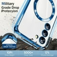 thumbnail image 5 of Magnetic Case Designed for Samsung Galaxy S24 5G - Compatible with MagSafe Charging & Accessories - Blue, 5 of 5