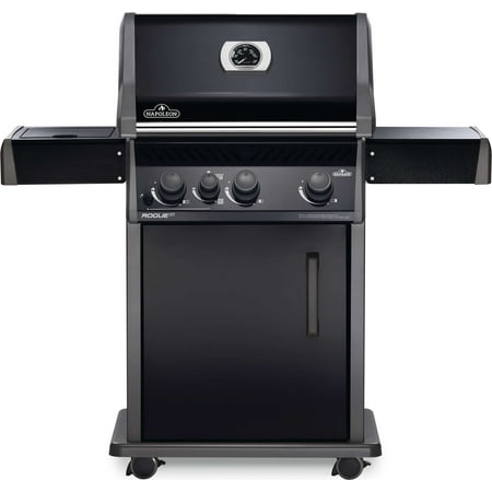Napoleon Rogue® XT 425 Natural Gas Grill with Infrared Side Burner, Black