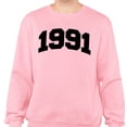thumbnail image 2 of 1991 College Style Sweatshirt Unisex 2X-Large Pink, 2 of 5