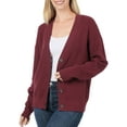 thumbnail image 3 of KOGMO Womens Casual Viscose Sweater Cardigan with Button Closure, 3 of 3