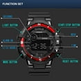 thumbnail image 3 of Ausyst Men's Watch Fashion Men LED Digital Date Military Sport Rubber Quartz Watch Alarm Watches for Men, 3 of 9