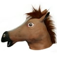 thumbnail image 2 of Ace Martial Arts Supply Horse Head Mask Creepy Latex Rubber Costume Mask for Adults, 2 of 4