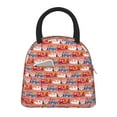 thumbnail image 2 of Haiem Cartoon with Traffic Elements Printed Lunch Bag Women, Lunch Box Lunch Bag for Women, Small Leakproof Cute Lunch Tote Large Capacity Reusable Insulated Cooler Lunch Container, 2 of 6