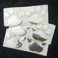 thumbnail image 6 of 3D Chrome Dog Paw Footprint Sticker Decal Auto Car Emblem Decal Decoration (Silver), 6 of 7
