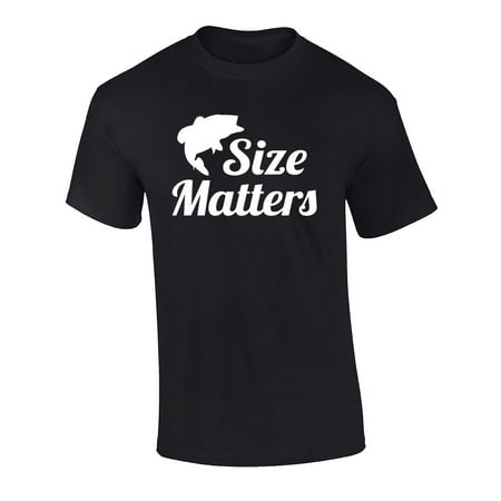 Funny Fishing Size Does Matter Graphic Short Sleeve (Best Fishing Shirt Reviews)