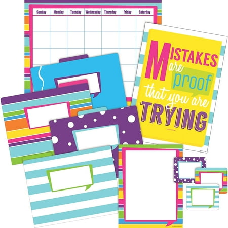 UPC: 0704068060012 | Barker Creek Happy Office/Classroom Set 109 Pieces/Set BC6001