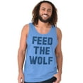 thumbnail image 4 of Feed The Wolf Sarcastic Hangry Gym Tank Top T Shirts Men Women Brisco Brands S, 4 of 6