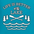 thumbnail image 4 of Wild Bobby, Life Is Better At The Lake, Men Graphic Tee, Light Turquoise, 4X-Large, 4 of 4