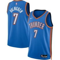 Unisex Nike Chet Holmgren Oklahoma City Thunder Blue 2022 NBA Draft First Round Pick Player Swingman Jersey - Icon