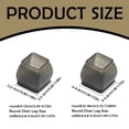 thumbnail image 3 of Sturdy Tools Clearance!!!Furniture Chair Leg Protectors 4PCS Scratch TPR Hardwood Floor Protectors With Pads For Noise Reduction Rectangle Round Square, 3 of 7