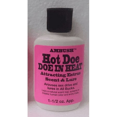 Moccasin Joe Ambush Attracting Scent and Lure - Hot Doe (Doe in Heat)